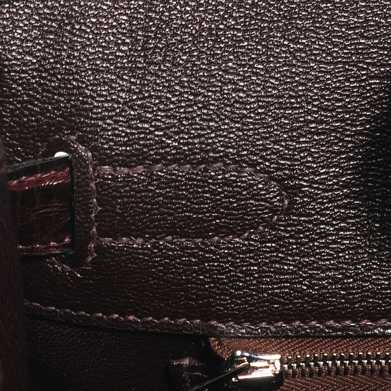 Hermes Shiny Niloticus Crocodile Birkin 30 Chocolate 19 of 25