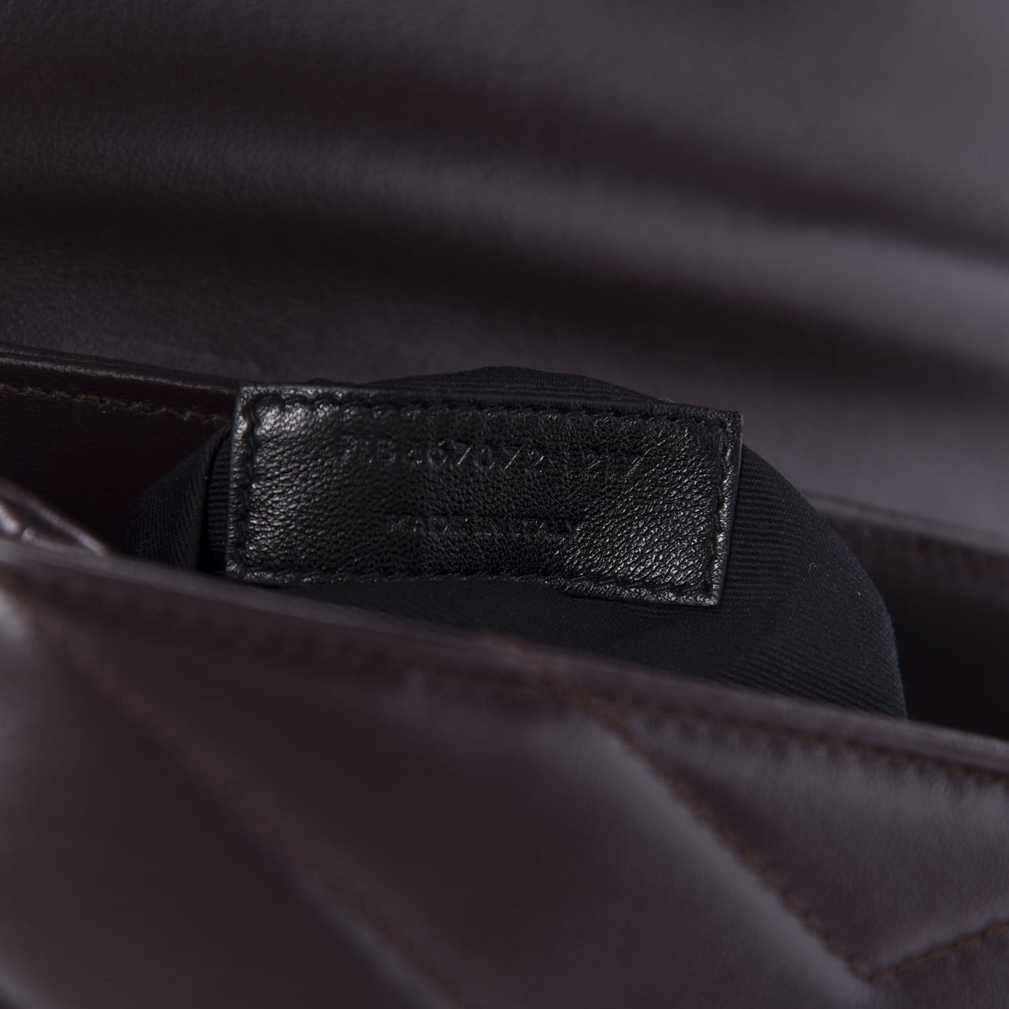 Calfskin Y Quilted Monogram Toy Loulou Crossbody Bag Black Tulipe