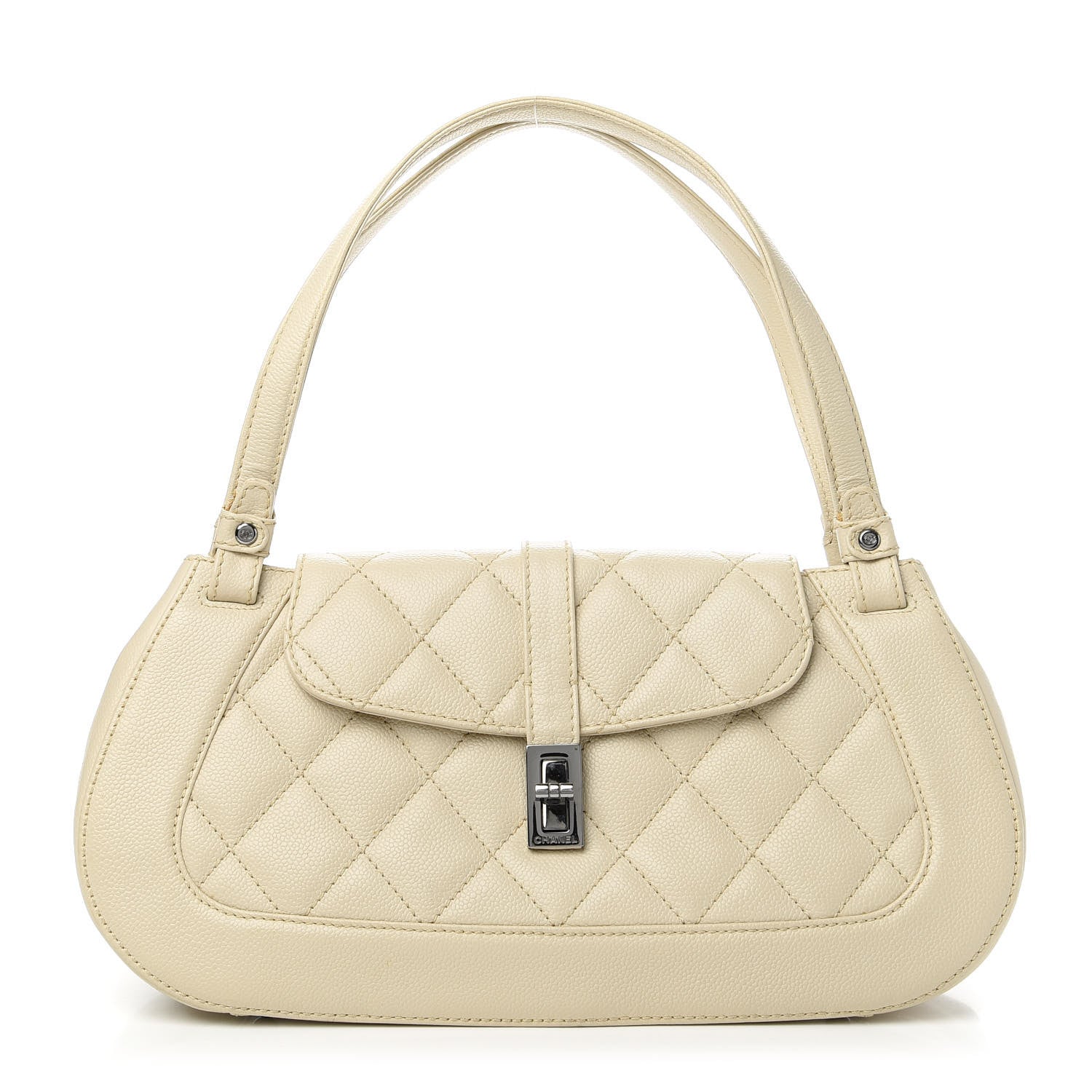 Chanel Caviar Quilted Mademoiselle Flap Bag Beige 1 of 11