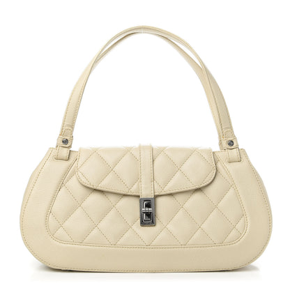 Chanel Caviar Quilted Mademoiselle Flap Bag Beige 1 of 11