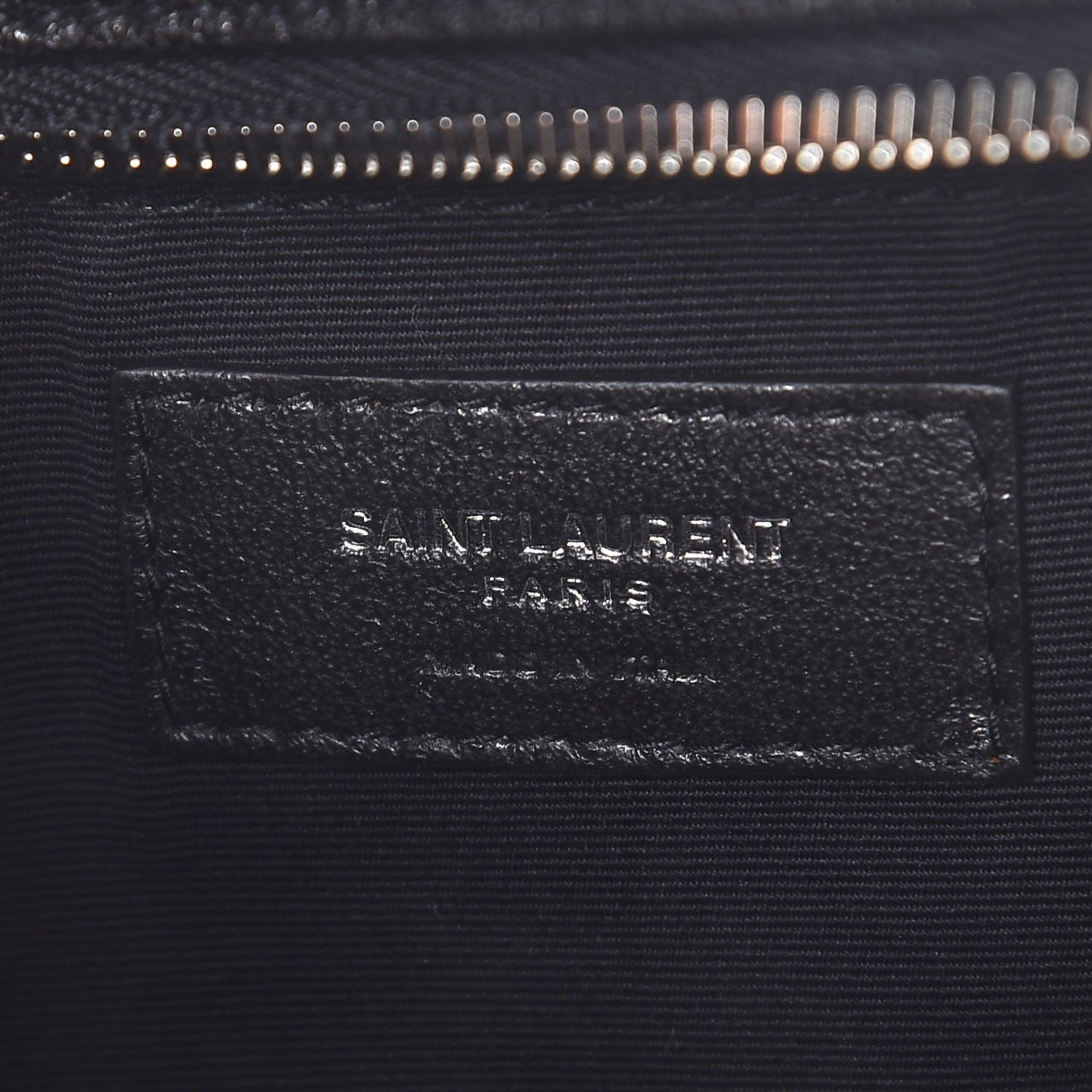 Saint Laurent Lambskin Monogram Small Lou Camera Bag Black 6 of 7