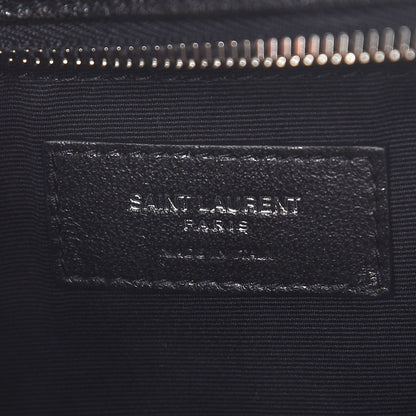 Saint Laurent Lambskin Monogram Small Lou Camera Bag Black 6 of 7
