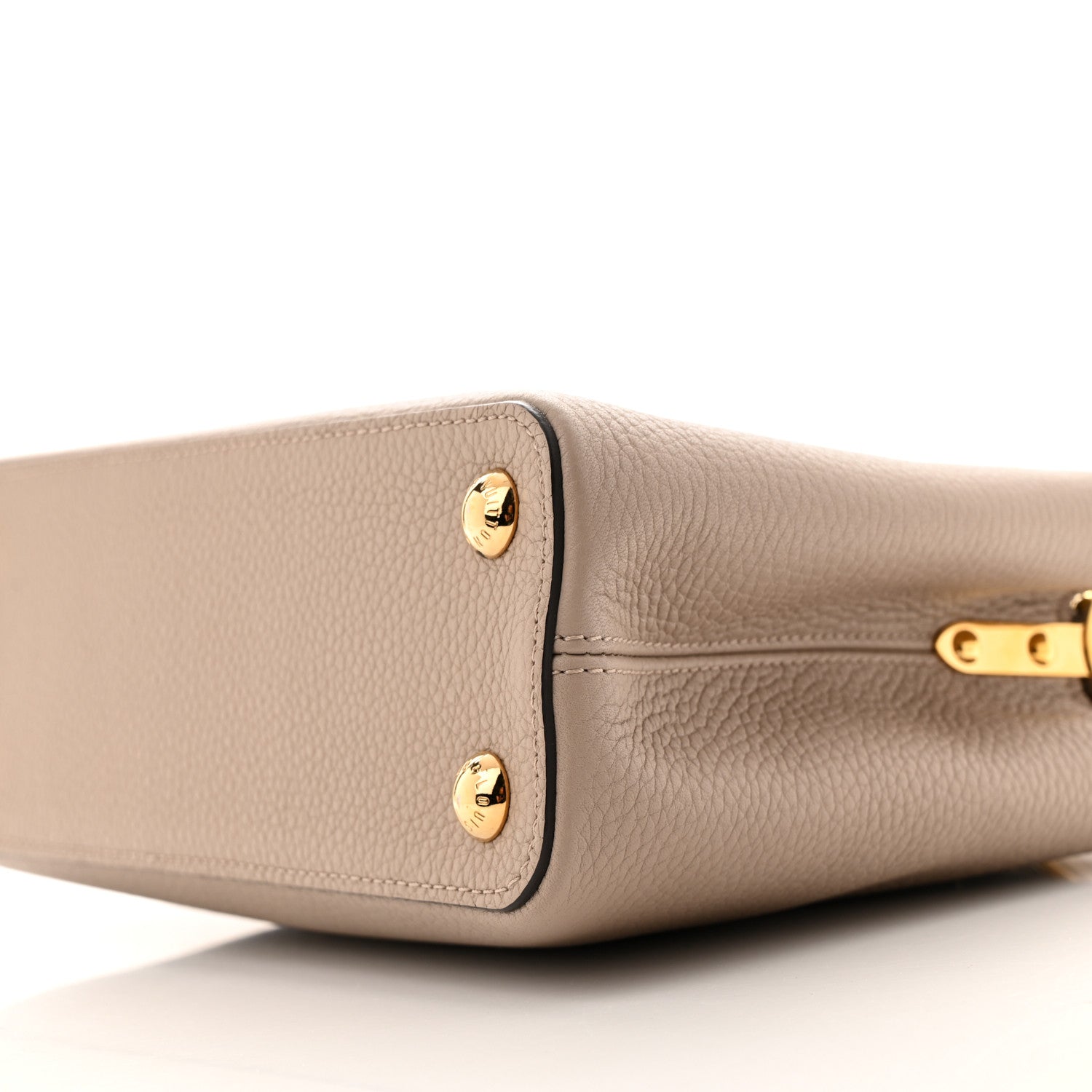 Louis Vuitton Taurillon Capucines BB Galet 10 of 11