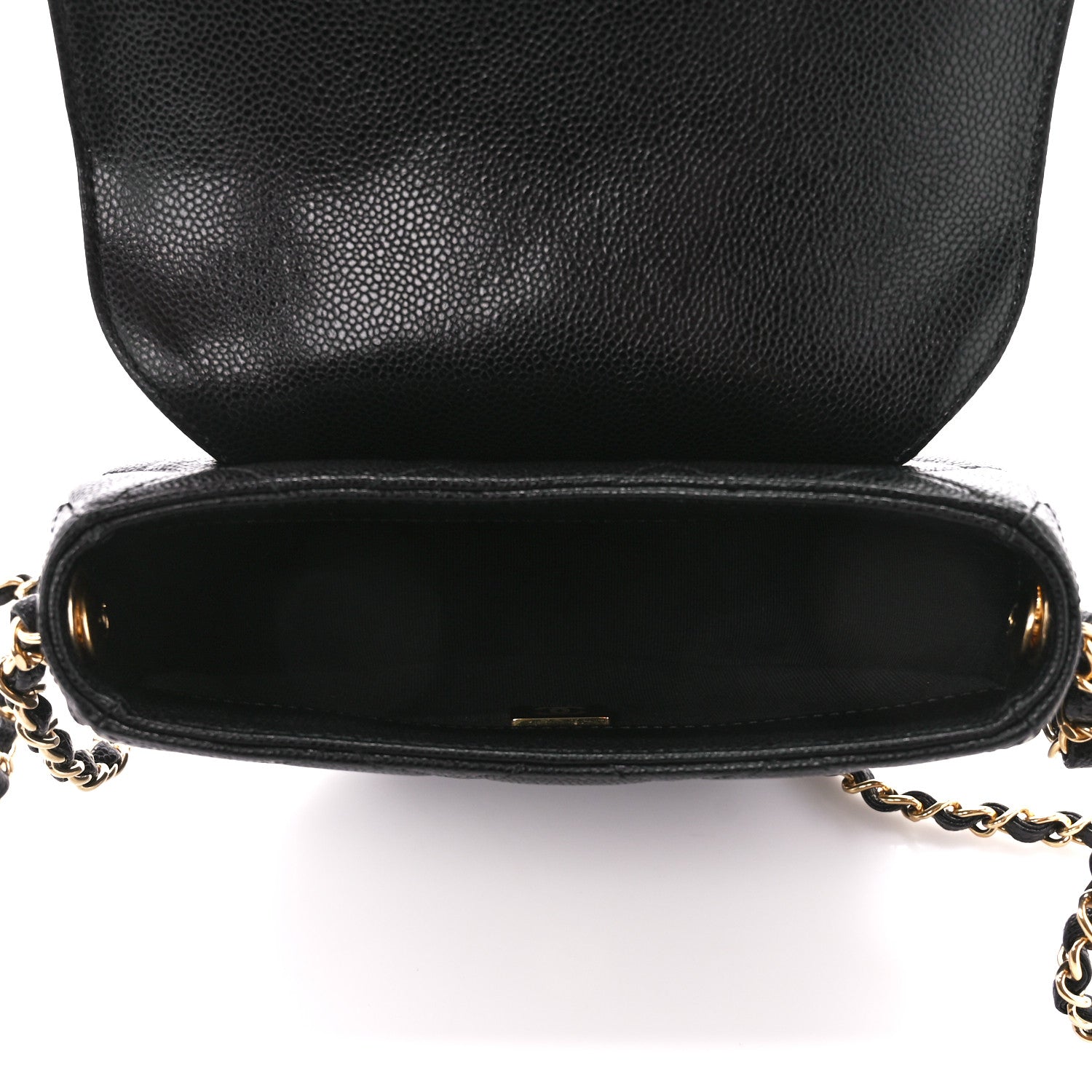 Chanel Caviar Quilted Mini Messenger Flap Black 5 of 10