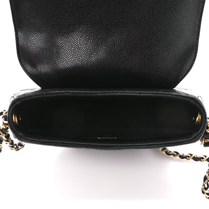 Chanel Caviar Quilted Mini Messenger Flap Black 5 of 10