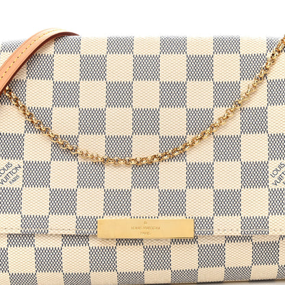 Louis Vuitton Damier Azur Favorite MM 8 of 10
