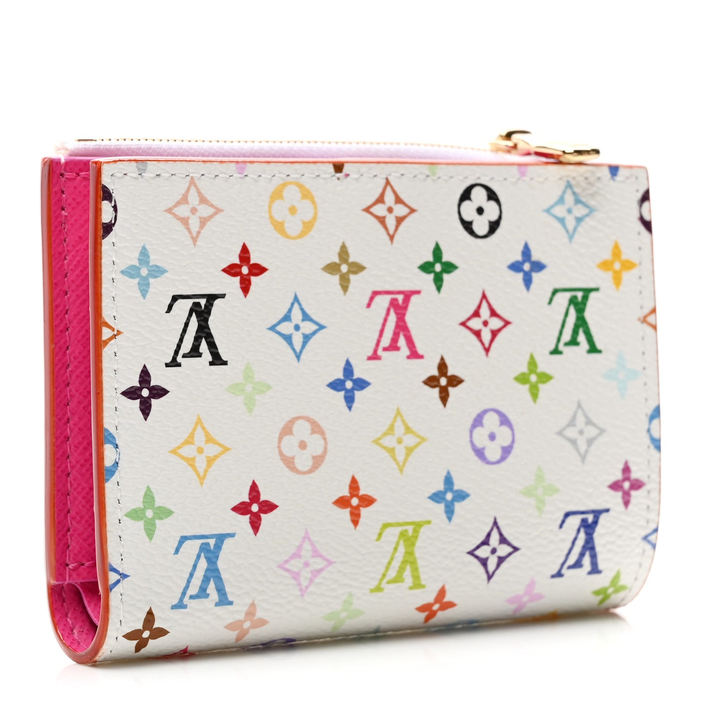 LV X TM Monogram Multicolor Lisa Wallet White
