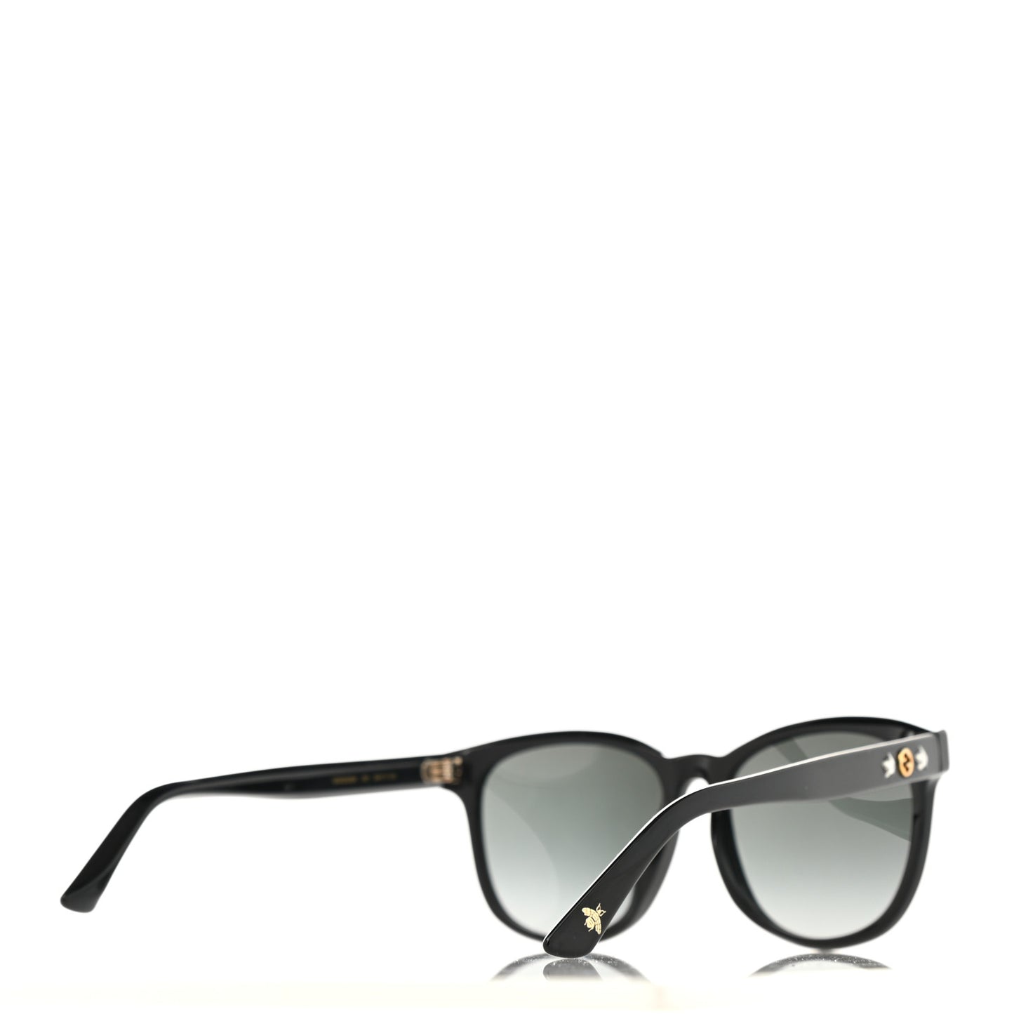 Round Frame Star Sunglasses GG0232SK Black