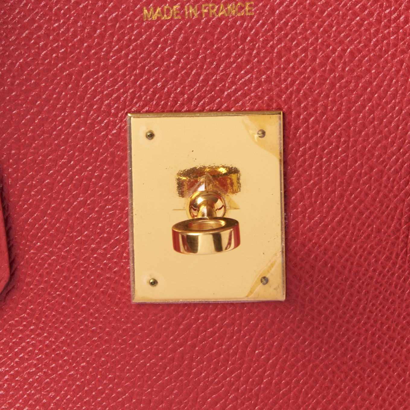 Epsom Birkin 35 Rouge Vif