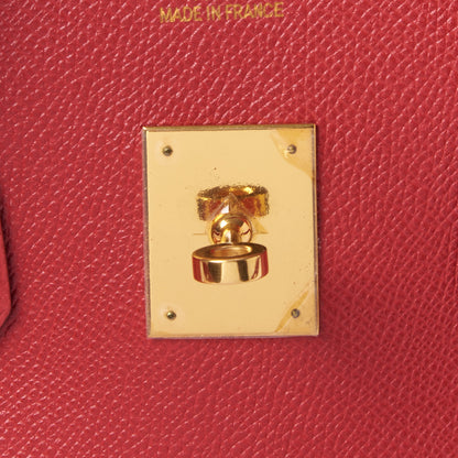 Hermes Epsom Birkin 35 Rouge Vif 20 of 28