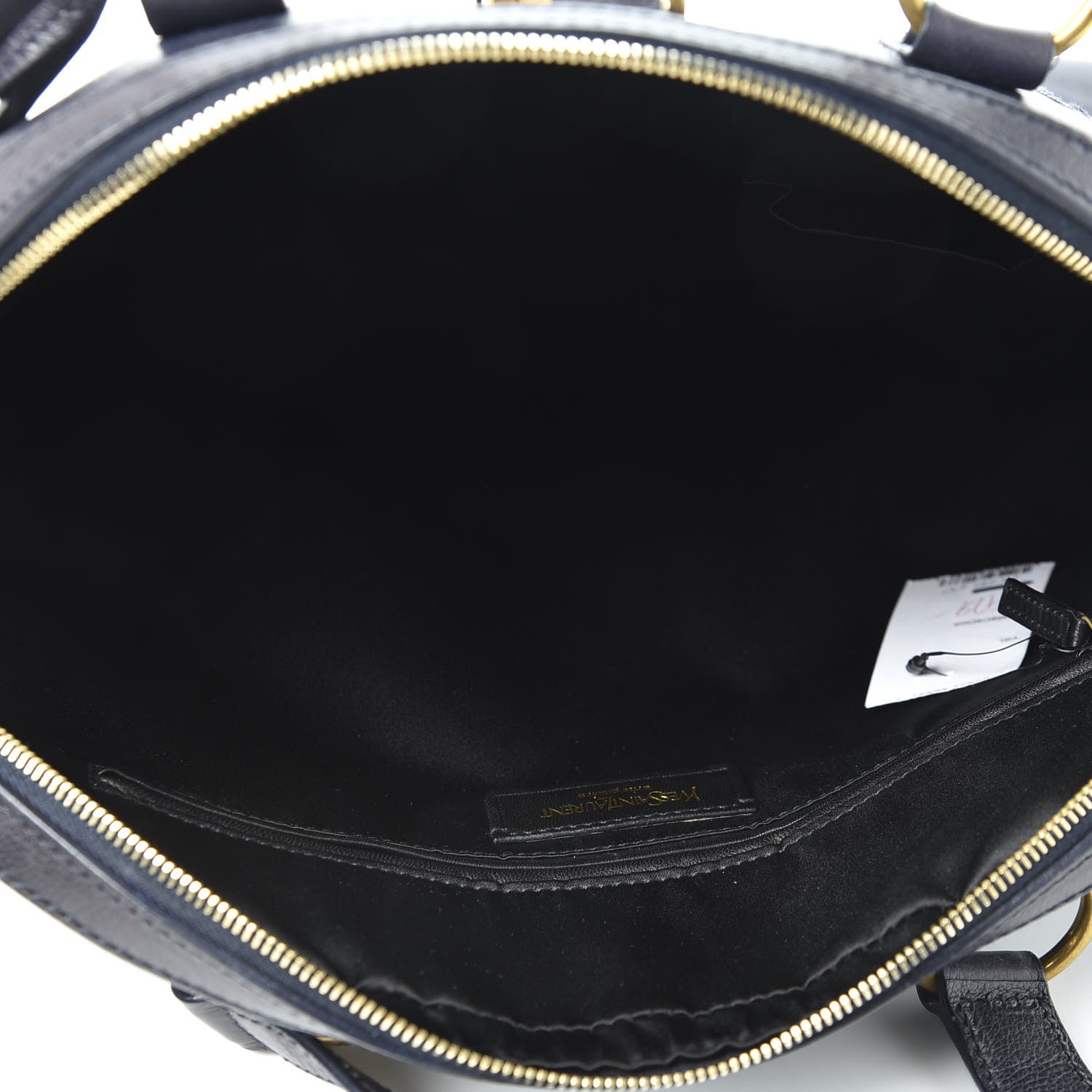 Saint Laurent Calfskin Oversized Muse Dark Purple 4 of 10