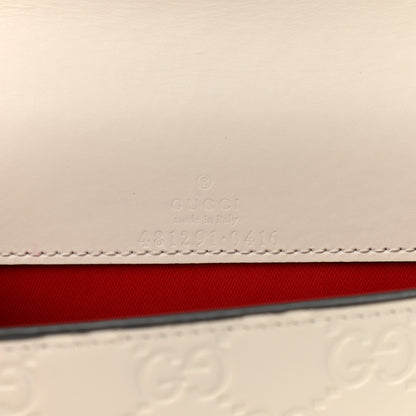 Gucci Guccissima Mini Cherry Chain Bag White 6 of 10