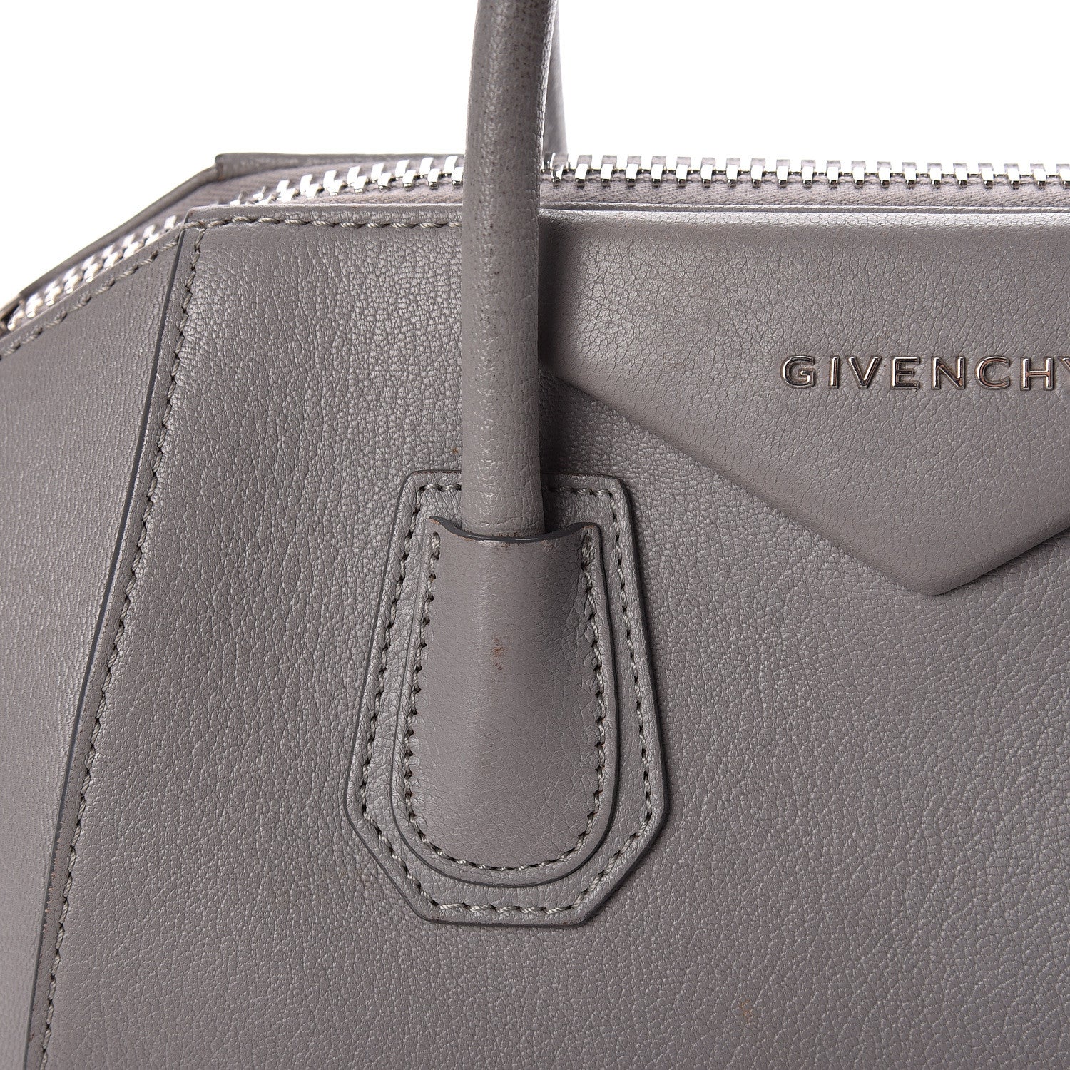 Givenchy Sugar Goatskin Small Antigona Pearl Grey 12 of 18
