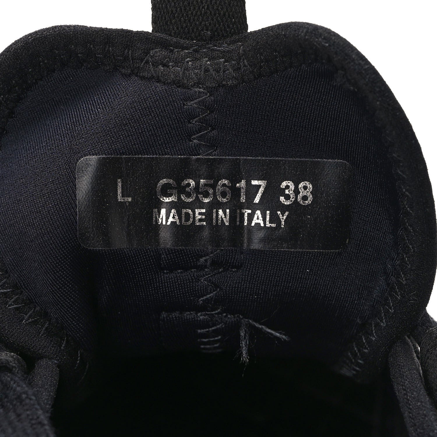 Chanel Velvet Calfskin Mixed Fibers CC Sneakers 38 Black 9 of 11
