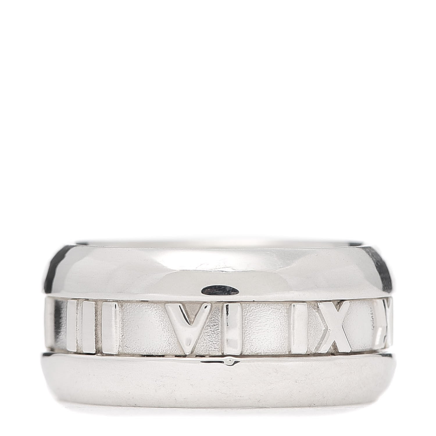 Tiffany Sterling Silver Atlas Band Ring 54 6.75 3 of 4