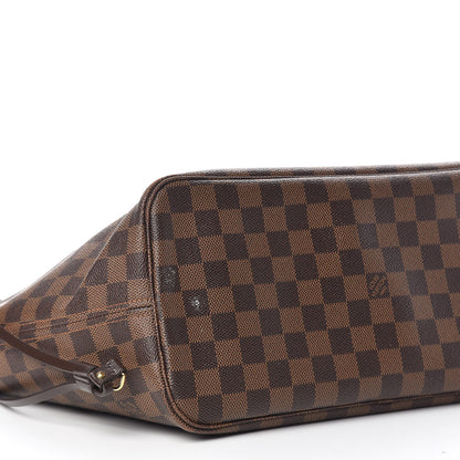 Louis Vuitton Damier Ebene Neo Neverfull MM Rose Ballerine 12 of 15