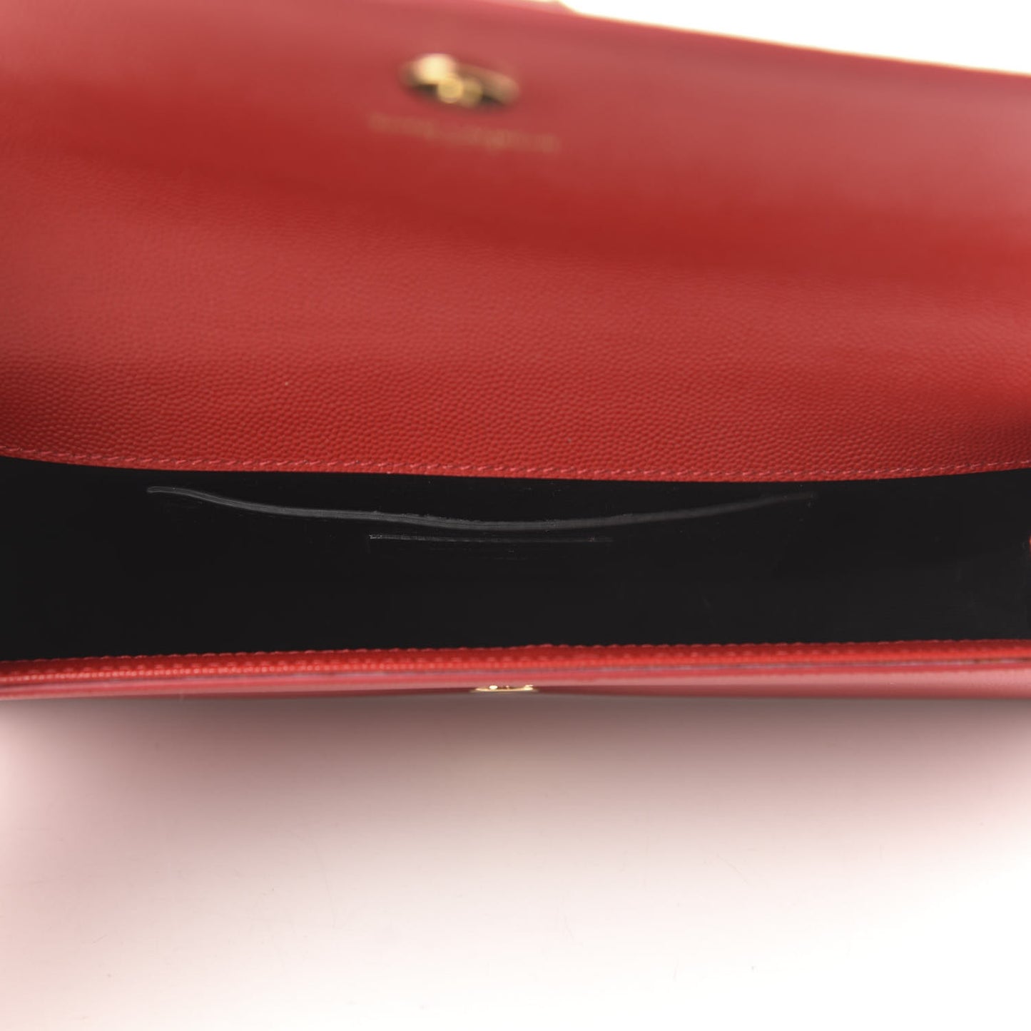 Grain De Poudre Classic Monogram Cassandre Clutch New Red