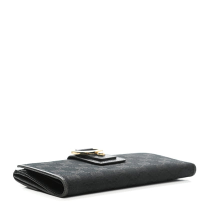 Gucci Monogram Abbey Continental Wallet Black 4 of 10