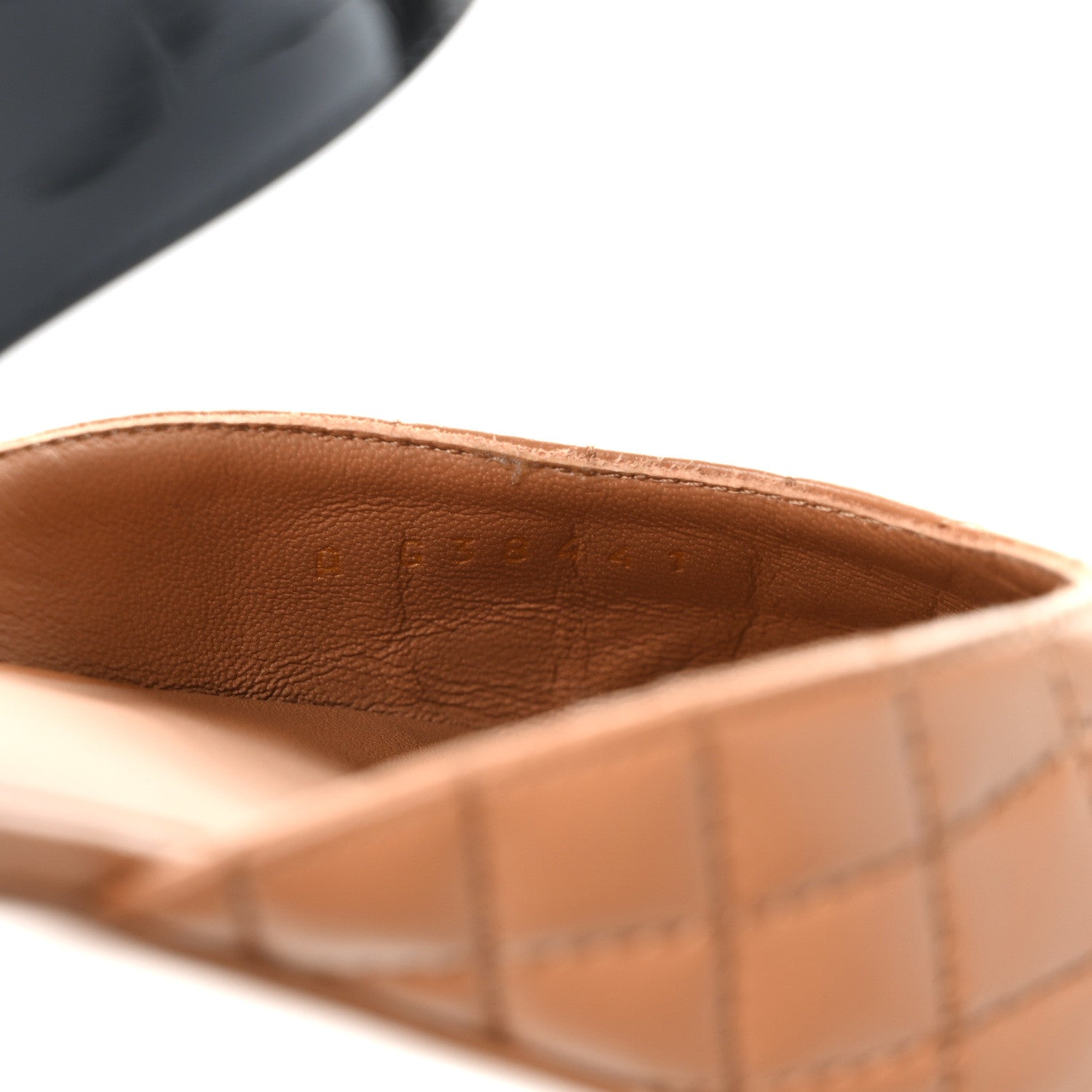 Chanel Patent Lambskin Quilted Cap Toe Ballerina Flats 38 Light Brown Black 8 of 8