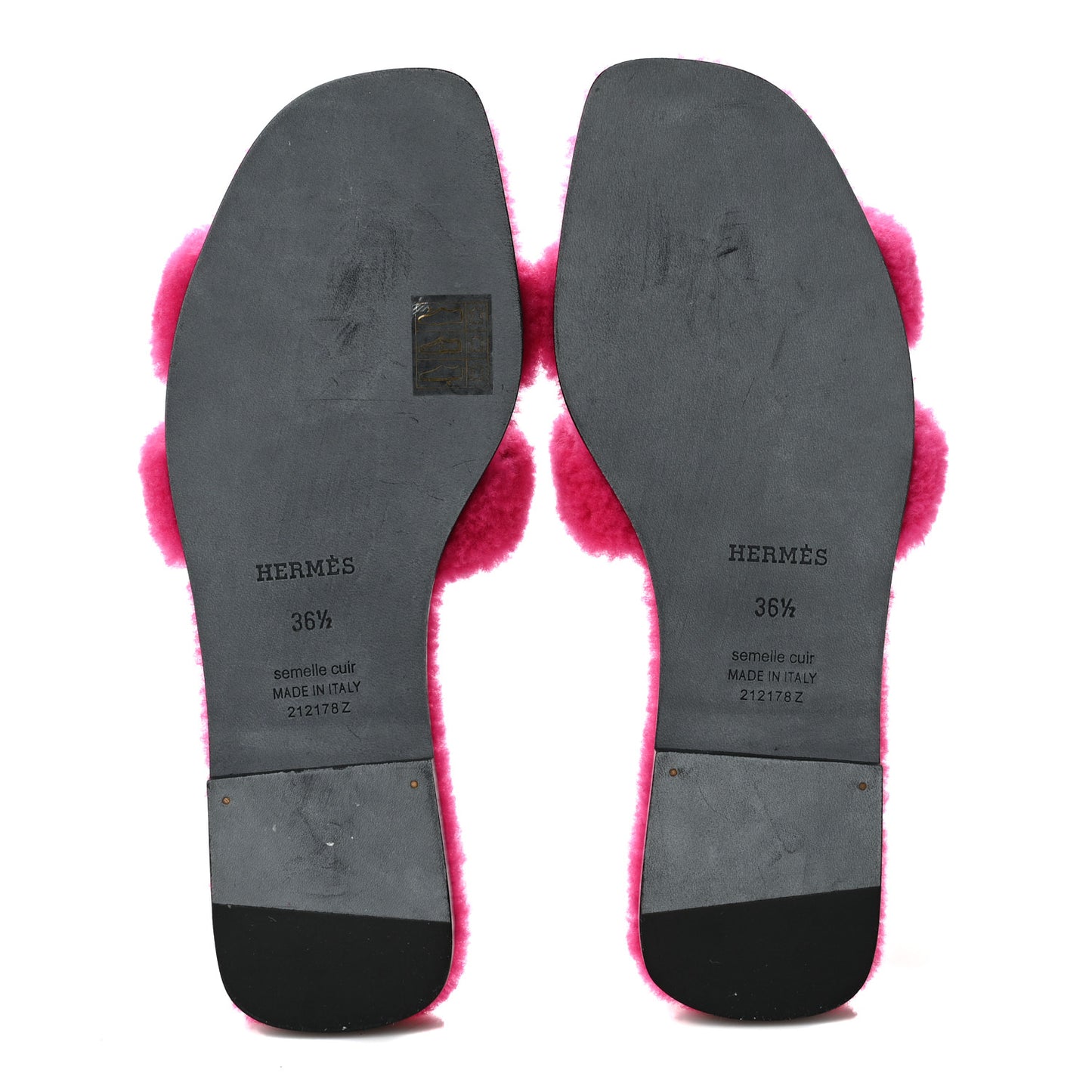 Woolskin Oran Sandals 36.5 Rose Fuchsia