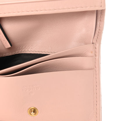 Gucci Calfskin Matelasse GG Marmont Card Case Wallet Perfect Pink 7 of 13
