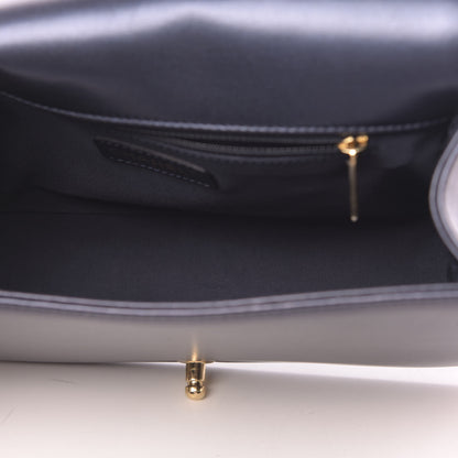 Chanel Lambskin Embossed New Medium Boy Cube Flap Navy 6 of 11