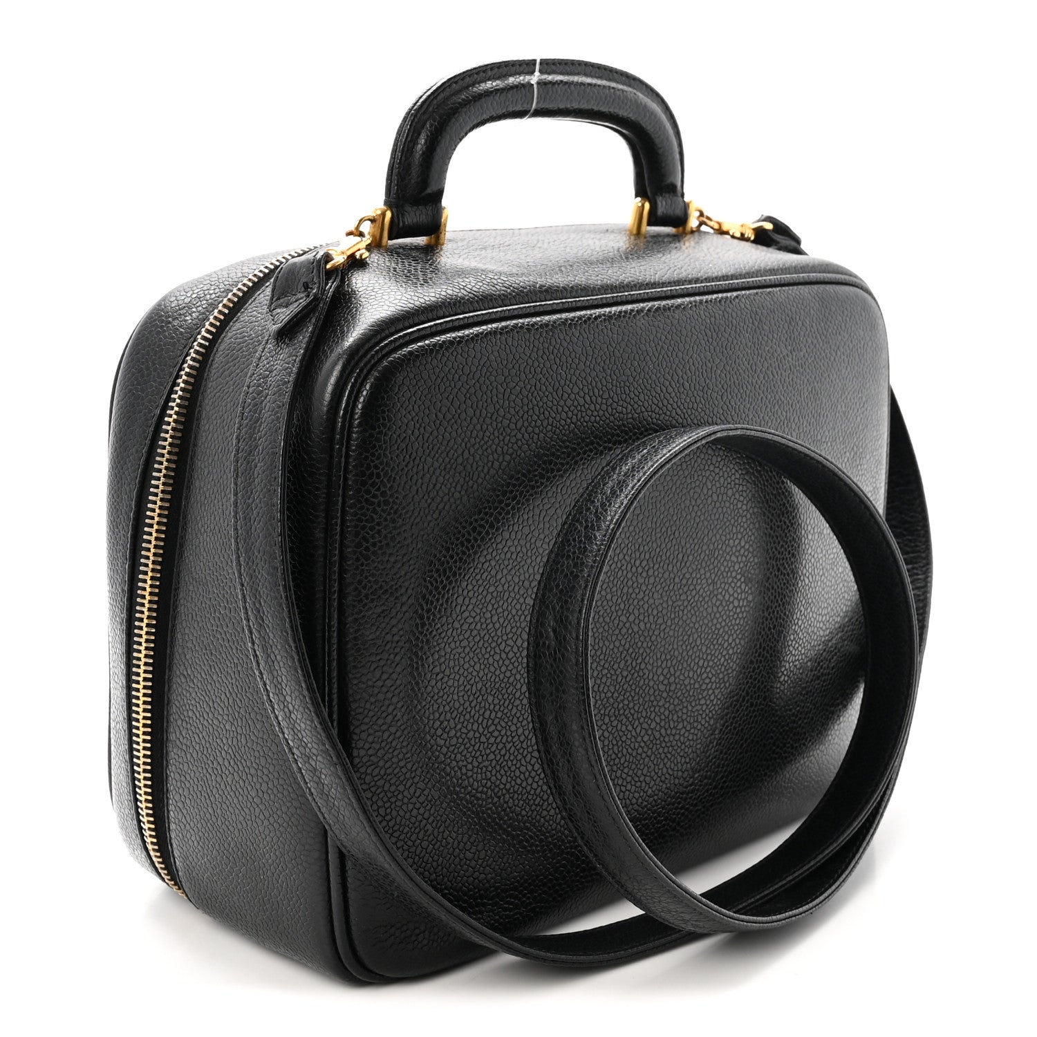 Chanel Caviar Timeless CC Vanity Case Black 3 of 10