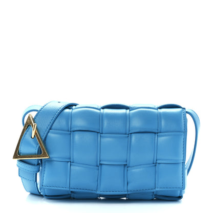 Bottega Veneta Nappa Maxi Intreccio Small Padded Cassette Crossbody Bag Pool 1 of 13