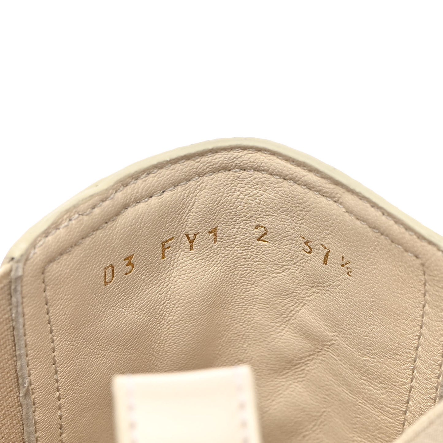 Calfskin One Stud Beatle 45mm Boots 37 Light Ivory