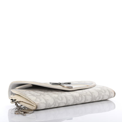 Christian Dior Monogram Trotter Romantique Heart Charm Wallet White 3 of 6