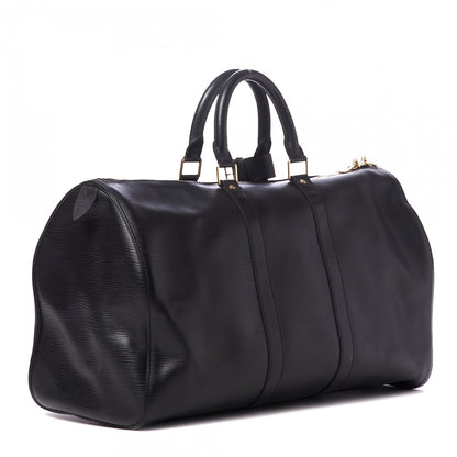 Louis Vuitton Epi Keepall 45 Black 2 of 9
