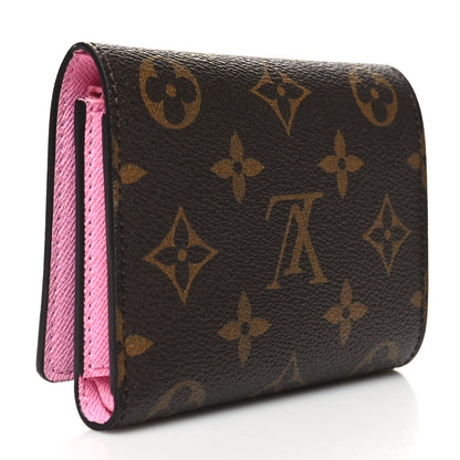 Louis Vuitton Monogram 2022 Christmas Animation Paris Victorine Wallet Pink 3 of 8