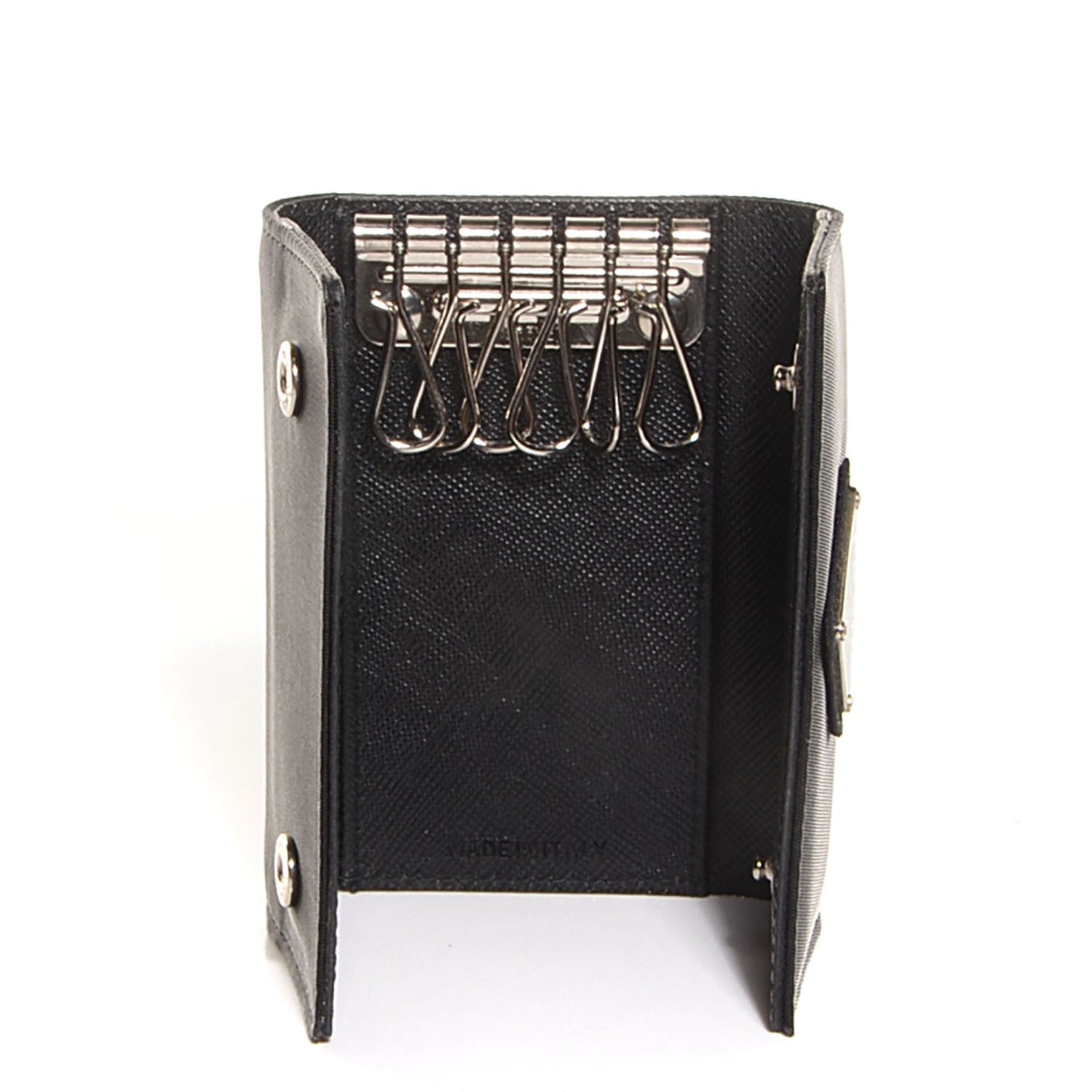 Prada Tessuto Nylon 6 Key Holder Nero Black 5 of 7
