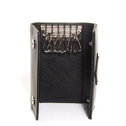 Prada Tessuto Nylon 6 Key Holder Nero Black 5 of 7