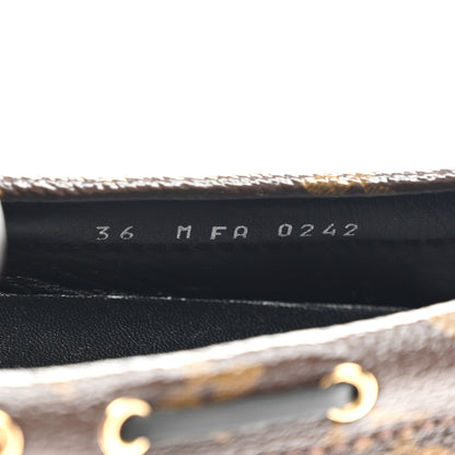 Louis Vuitton Patent Reverse Monogram Gloria Loafers 36 7 of 7