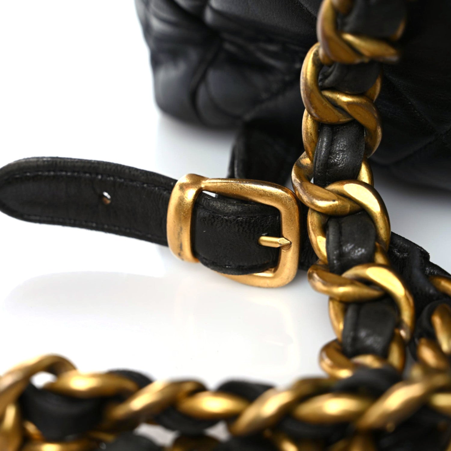 Chanel Lambskin Quilted Backpack Black 14 of 24