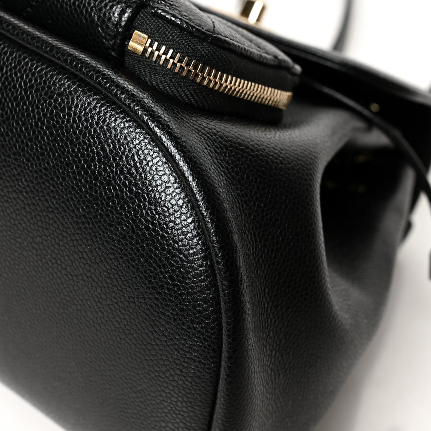 Caviar Quilted Mini Business Affinity Backpack Black