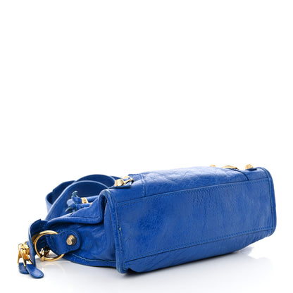 Balenciaga Agneau Giant 12 Gold Hardware Mini City Bleu Lazuli 5 of 16