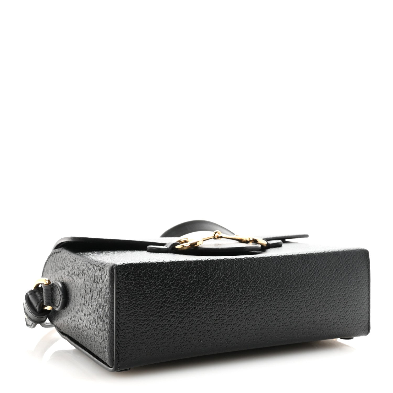 Gucci Calfskin Horsebit 1955 Shoulder Bag Black 3 of 9