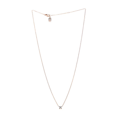 Cartier 18K Pink Gold Diamond .19ct C de Pendant Necklace 3 of 6