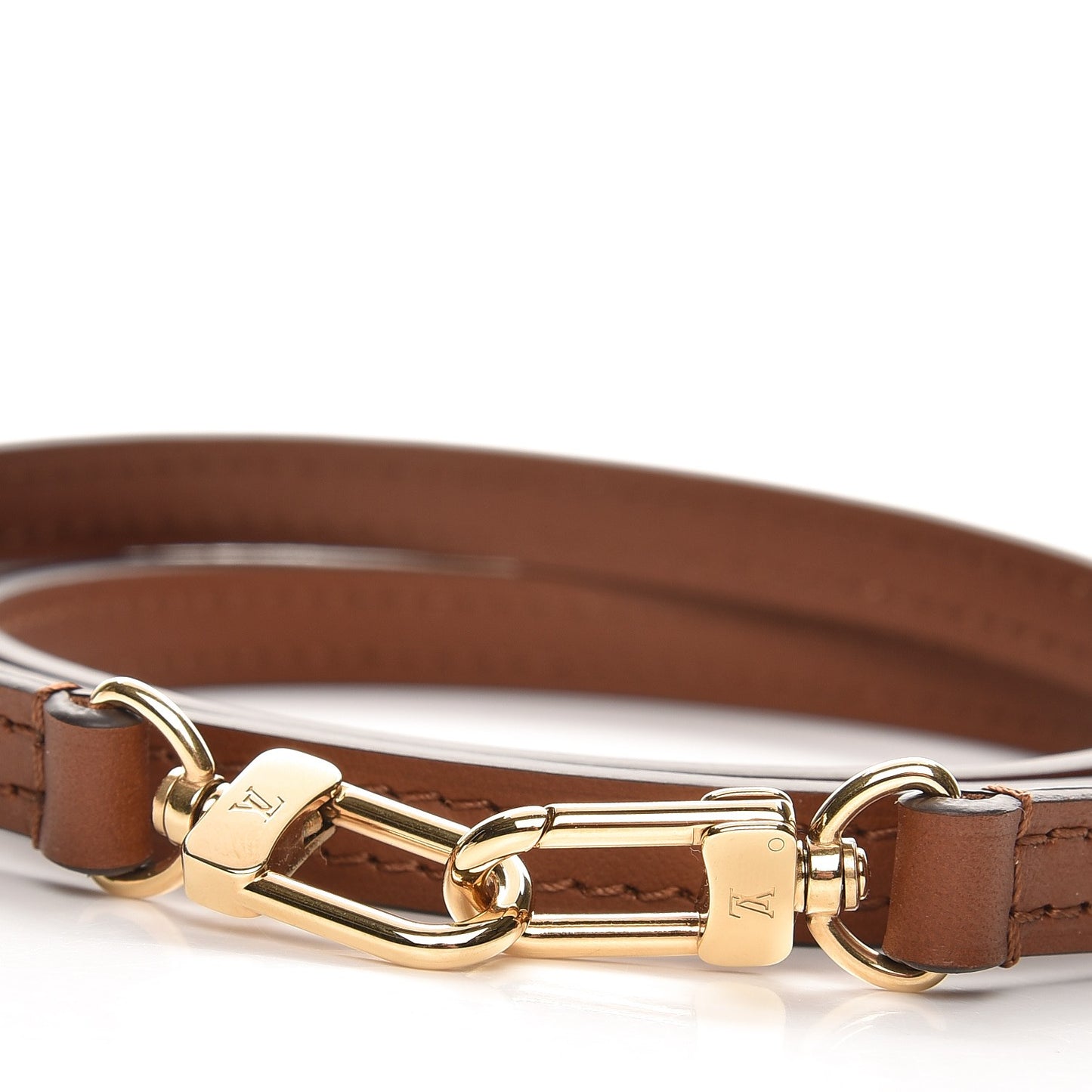 Calfskin Pallas Clutch Strap Havane
