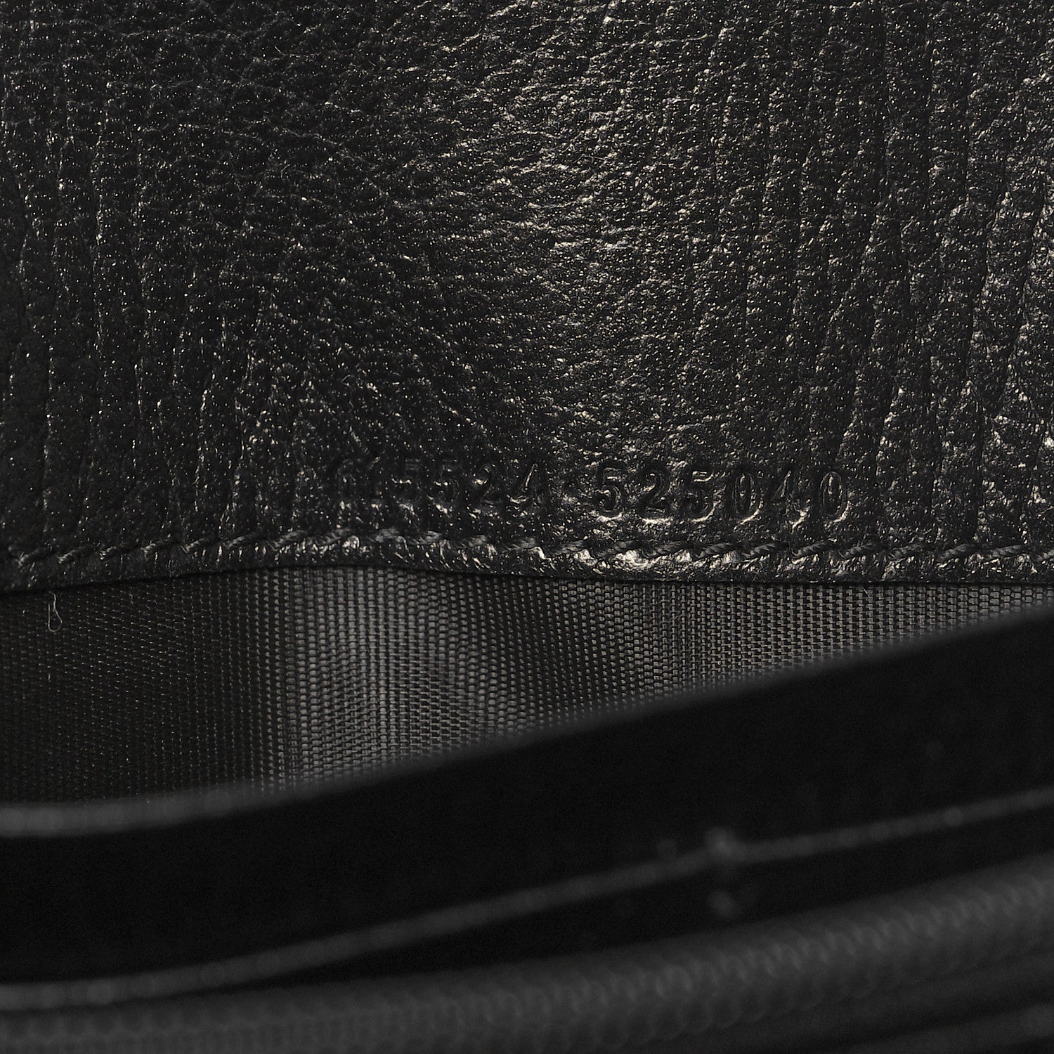 Gucci Dollar Calfskin Interlocking G Continental Wallet Black 7 of 9