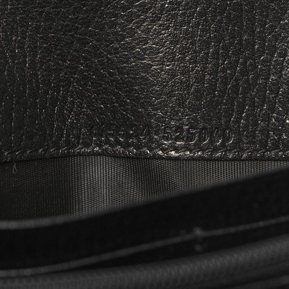 Gucci Dollar Calfskin Interlocking G Continental Wallet Black 7 of 9