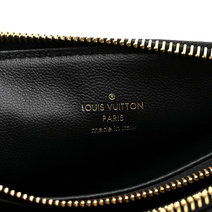 Louis Vuitton Satin Sequin Embroidered Damier Coussin BB Black 7 of 10