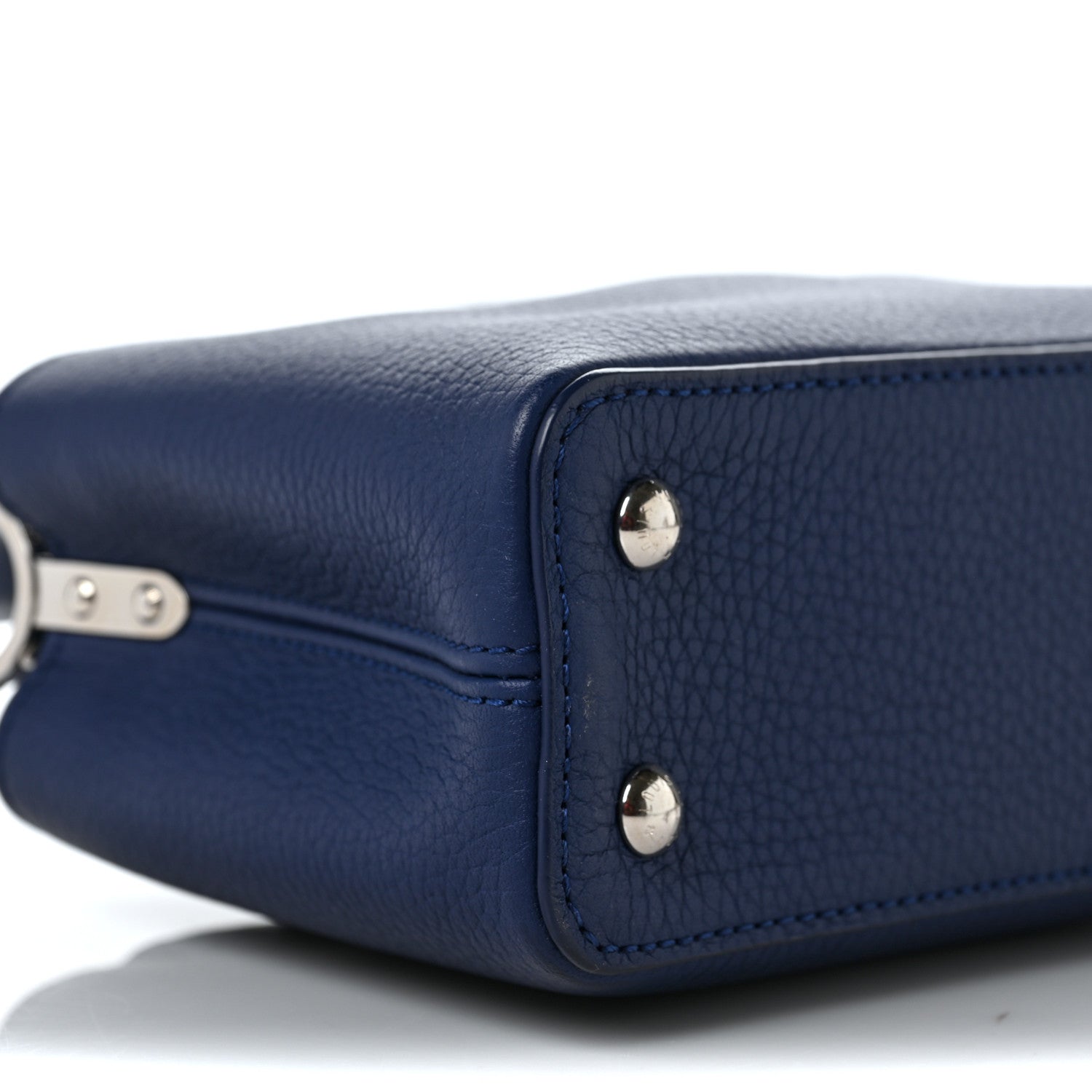 Louis Vuitton Taurillon Capucines Mini Blue 7 of 8