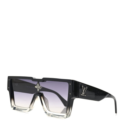 Louis Vuitton Acetate Swarovski Crystal Cyclone Sunglasses Z1736W Black 1 of 9