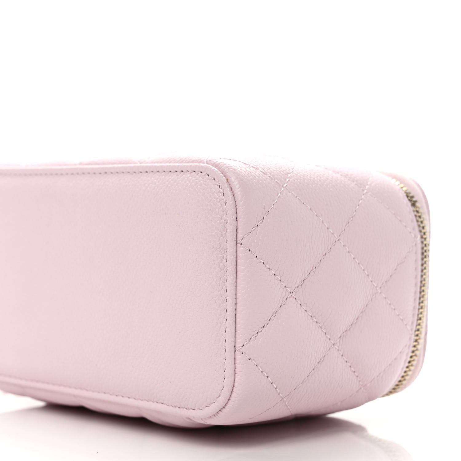 Chanel Caviar Quilted Small Vanity Case With Chain Pink 9 of 10