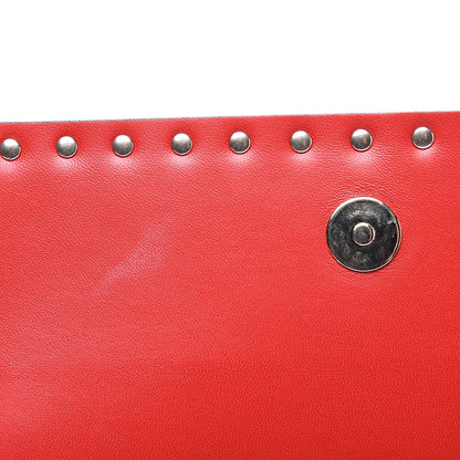 Valentino Garavani Nappa Rockstud Wristlet Clutch Cipria 6 of 10