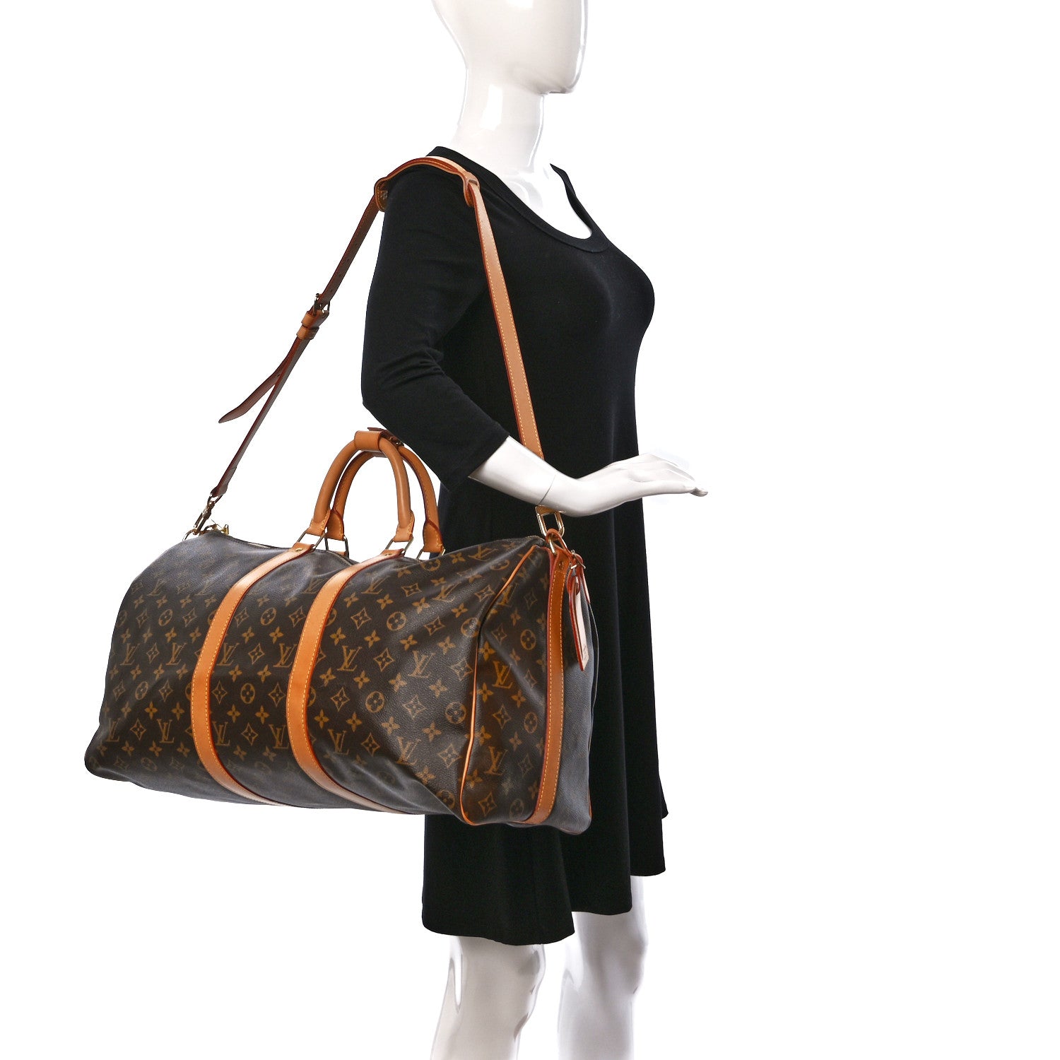Louis Vuitton Monogram Keepall Bandouliere 55 2 of 11