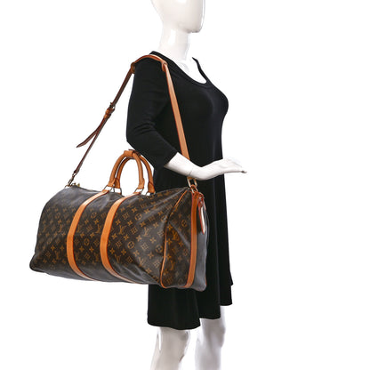 Louis Vuitton Monogram Keepall Bandouliere 55 2 of 11